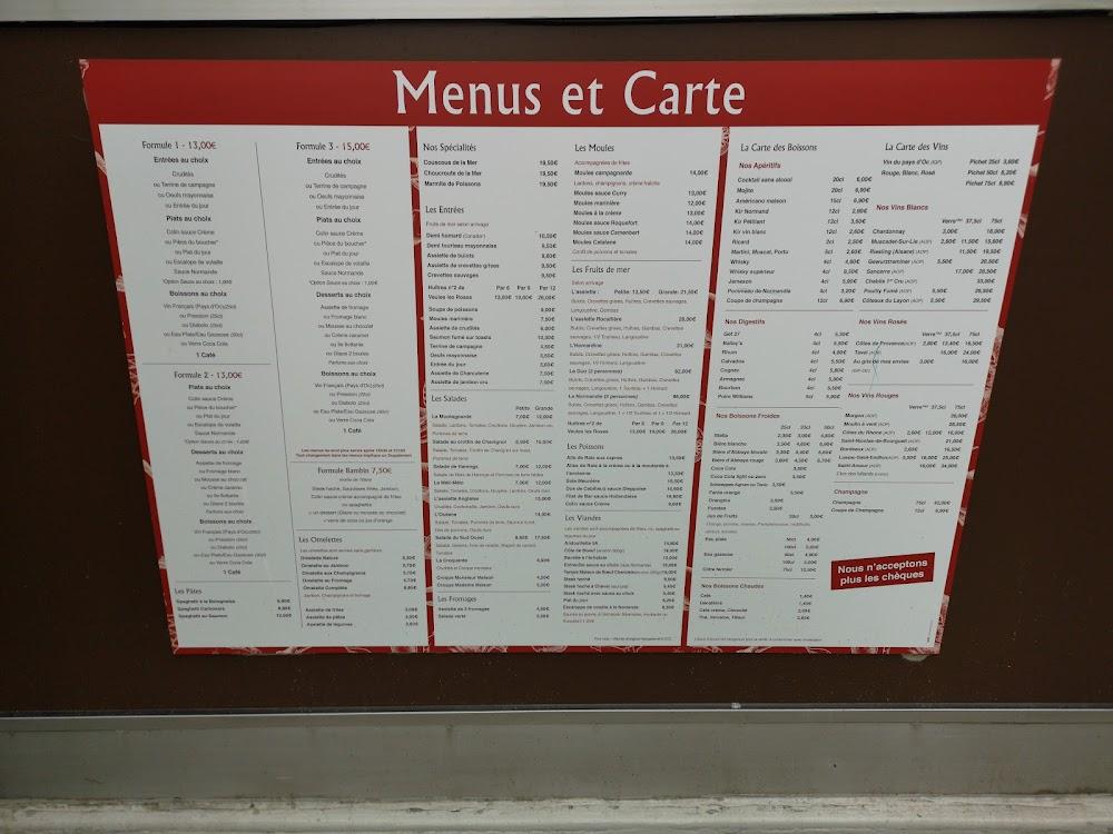 L'EDEN RESTAURANT BRASSERIE HOTEL SAINT VALERY EN CAUX - Menu Image 3